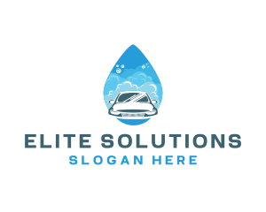 Droplet Car Cleaning Services logo design