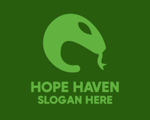 Green Snake Tongue logo