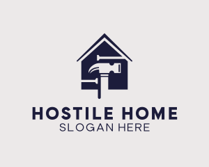 Hammer Home Construction  logo design