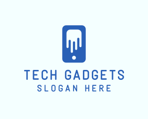 Gadget Phone Drip logo design