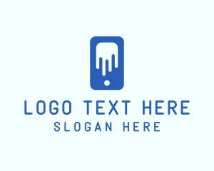 Content - Gadget Phone Drip logo design
