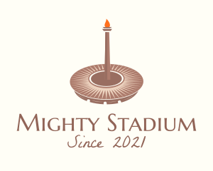 Olympic Torch Coliseum logo design