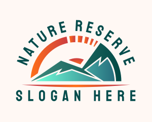 Mountain Nature Gauge logo design