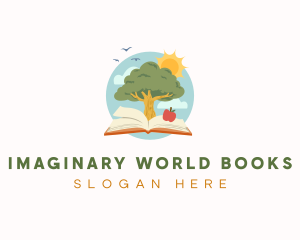 Tree Book Education logo design