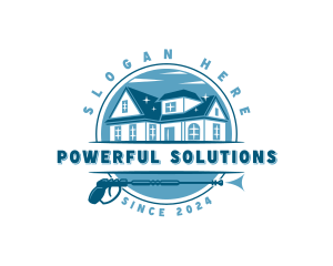 Power Washer Housekeeping logo design