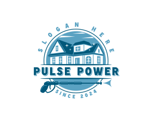 Power Washer Housekeeping logo design