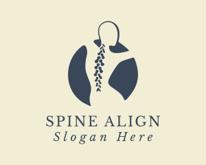 Chiropractor Therapist Healthcare logo design