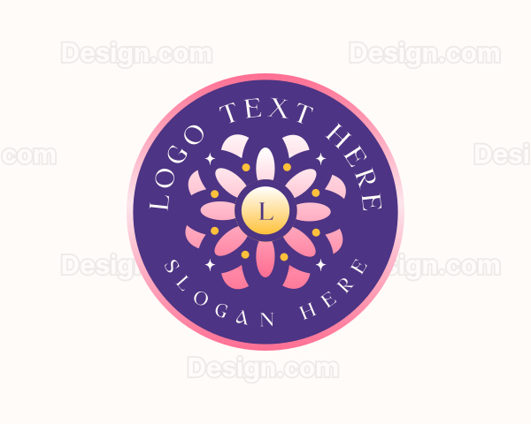 Mandala Beauty Flower Logo