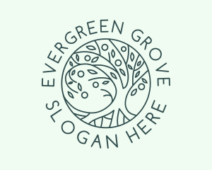 Landscaping Tree Planting logo design