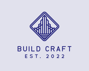 Building Tower Construction logo design