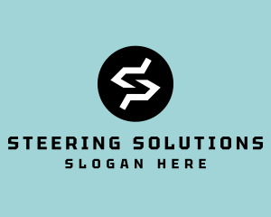 Technology Letter S logo design