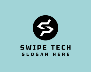 Technology Letter S logo design