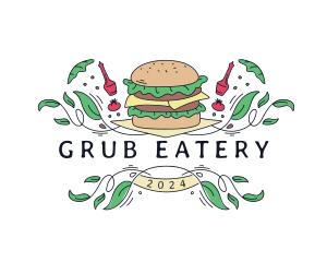 Burger Diner Restaurant  logo design