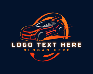 Car Racing Transportation logo