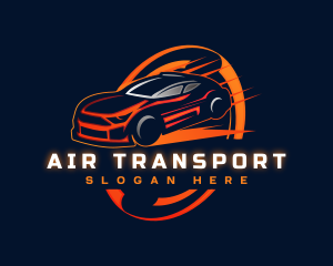 Car Racing Transportation logo design