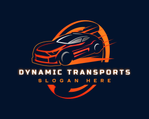 Car Racing Transportation logo design