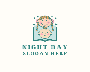 Children Story Book logo design