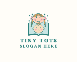 Children Story Book logo design