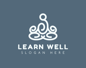 Yoga Exercise Wellness logo design