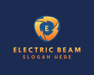 Lightning Bolt Electricity logo design