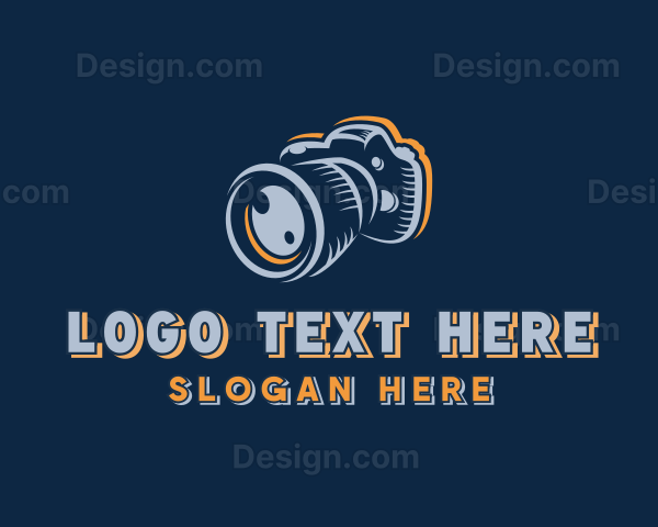 DSLR Camera Lens Logo