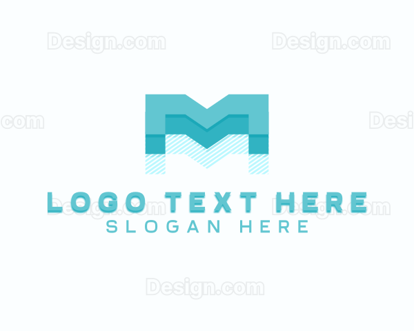 Corporate Brand Letter M Logo