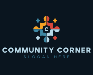 Puzzle Learning Community logo design