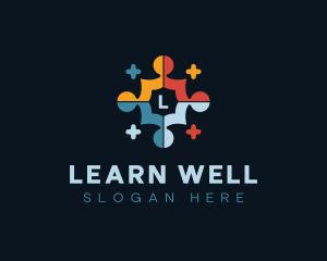 Puzzle Learning Community logo design