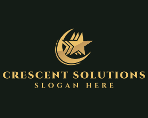 Star Crescent Entertainment Production logo design