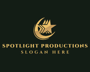 Star Crescent Entertainment Production logo design
