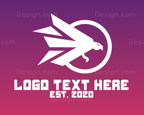 Modern Polygon Bird Logo