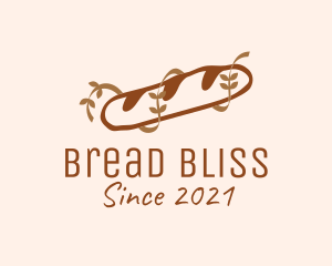Brown Baguette Bread logo