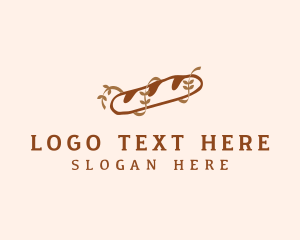 Deli Baguette Bread Logo