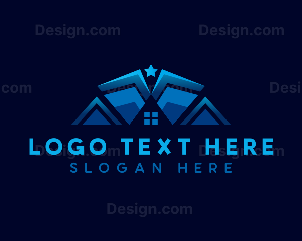 Geometric House Shelter Logo