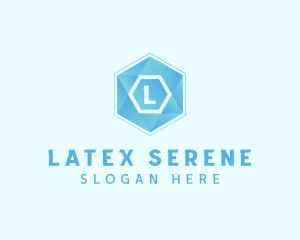 Geometric Tech Hexagon  logo design