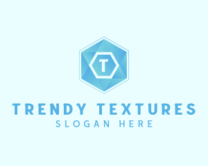 Geometric Tech Hexagon  logo design