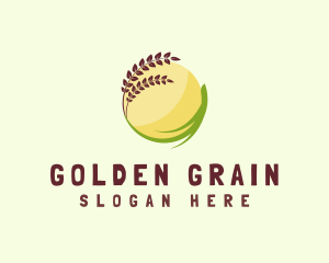 Wheat Plant Sun Grass logo