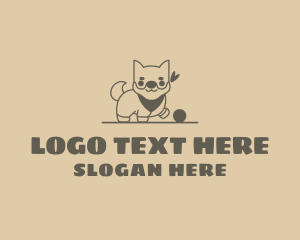 Shiba Inu Pet logo