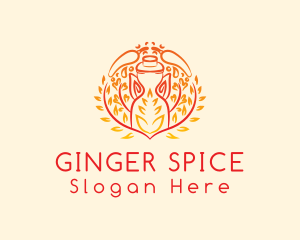 Herbs Spice Jar logo design