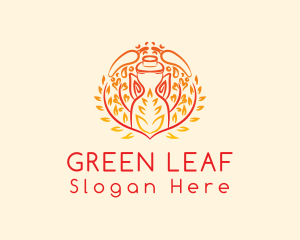 Herbs Spice Jar logo design