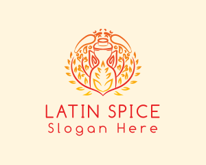 Herbs Spice Jar logo design