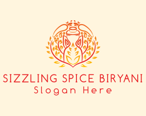 Herbs Spice Jar logo design