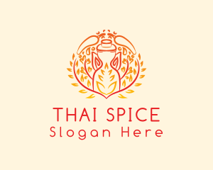 Herbs Spice Jar logo design