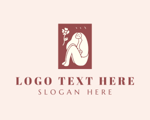 Floral Woman Spa Logo