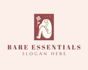 Floral Woman Spa logo design