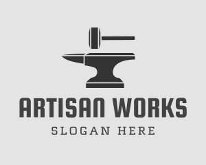 Craftsman Hammer Blacksmith logo