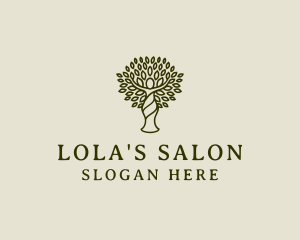 Natural Beauty Salon logo design