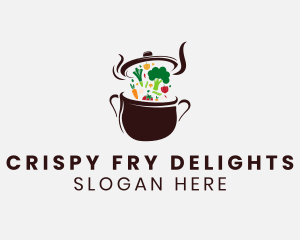 Vegetarian Meal Restaurant logo design