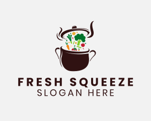 Vegetarian Meal Restaurant logo design