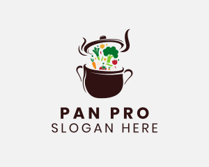 Vegetarian Meal Restaurant logo design